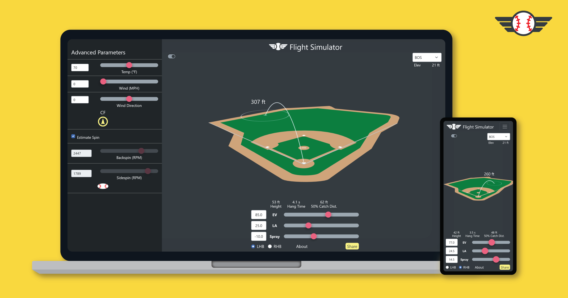 The Baseball Flight Simulator